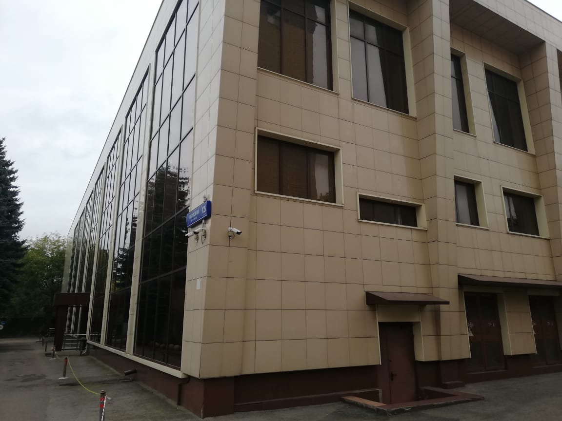 фасад дома, здание по адресу г Москва, Графский пер, д 12А стр 1 